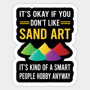 Smart People Hobby Sand Art Sticker